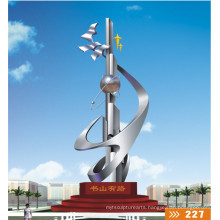 2016 New Large Stainless Steel Sculpture High Quanlity Modern Urban Statue